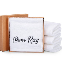 Load image into Gallery viewer, Gift for Boyfriend Funny Towel by Aliza | Unique Romantic Gift for Adultsā Fun After Sex Accessories for Men Him Husband FiancĆ© BF Wedding First Year Anniversary Valentines Day Idea Design 1