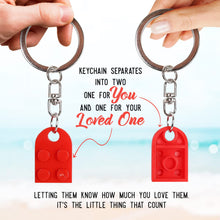 Load image into Gallery viewer, Gifts for Him Boyfriend | Building Block Keychain β Excellent Gift for Wife Husband Boyfriend Girlfriend Friend Sister Brother Dad Mom Valentines β Show Your Love in a Creative Way