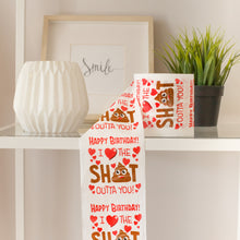 Load image into Gallery viewer, Husband Birthday Gifts by Aliza | Large Funny Gag Toilet Paper Roll β Excellent Gift for Wife Husband Boyfriend Girlfriend Friend Sister Brother Dad Mom -- The Perfect Decoration for your Party