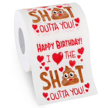 Load image into Gallery viewer, Husband Birthday Gifts by Aliza | Large Funny Gag Toilet Paper Roll β Excellent Gift for Wife Husband Boyfriend Girlfriend Friend Sister Brother Dad Mom -- The Perfect Decoration for your Party