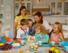 Load image into Gallery viewer, Construction Birthday Party Supplies by Aliza | Baby Boy Toddler Kids Dump Truck Car Tractor Transportation Decorations – Cups Plates Signs Napkins Tablecloth Utensils – Decorations for Boys and Girls – Serves 25