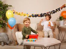 Load image into Gallery viewer, Construction Birthday Party Supplies Banner | Baby Boy Toddler Kids Birthday Truck Decorations – Huge 8-feet Long Under Construction Decor – The Perfect Decoration for your Party