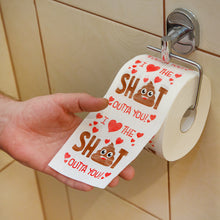 Load image into Gallery viewer, Valentine’s Gifts for Her Him by Aliza | Large Funny Gag Toilet Paper Roll – Excellent Gift for Wife Husband Boyfriend Girlfriend Friend Sister Brother Dad Mom -- The Perfect Decoration for your Party