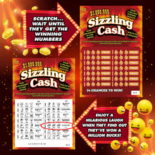 Load image into Gallery viewer, Funny Gag Prank Scratch Off by Aliza | Joke Fake Lottery Ticket for Adults– Excellent Gift for Wife Husband Boyfriend Girlfriend Friend Sister Brother Dad Mom -- The Perfect Prank for Your Party