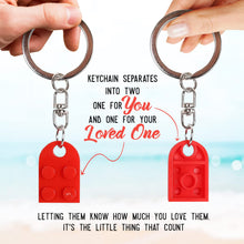 Load image into Gallery viewer, Gifts for Him Boyfriend | Building Block Keychain – Excellent Gift for Wife Husband Boyfriend Girlfriend Friend Sister Brother Dad Mom Valentines – Show Your Love in a Creative Way
