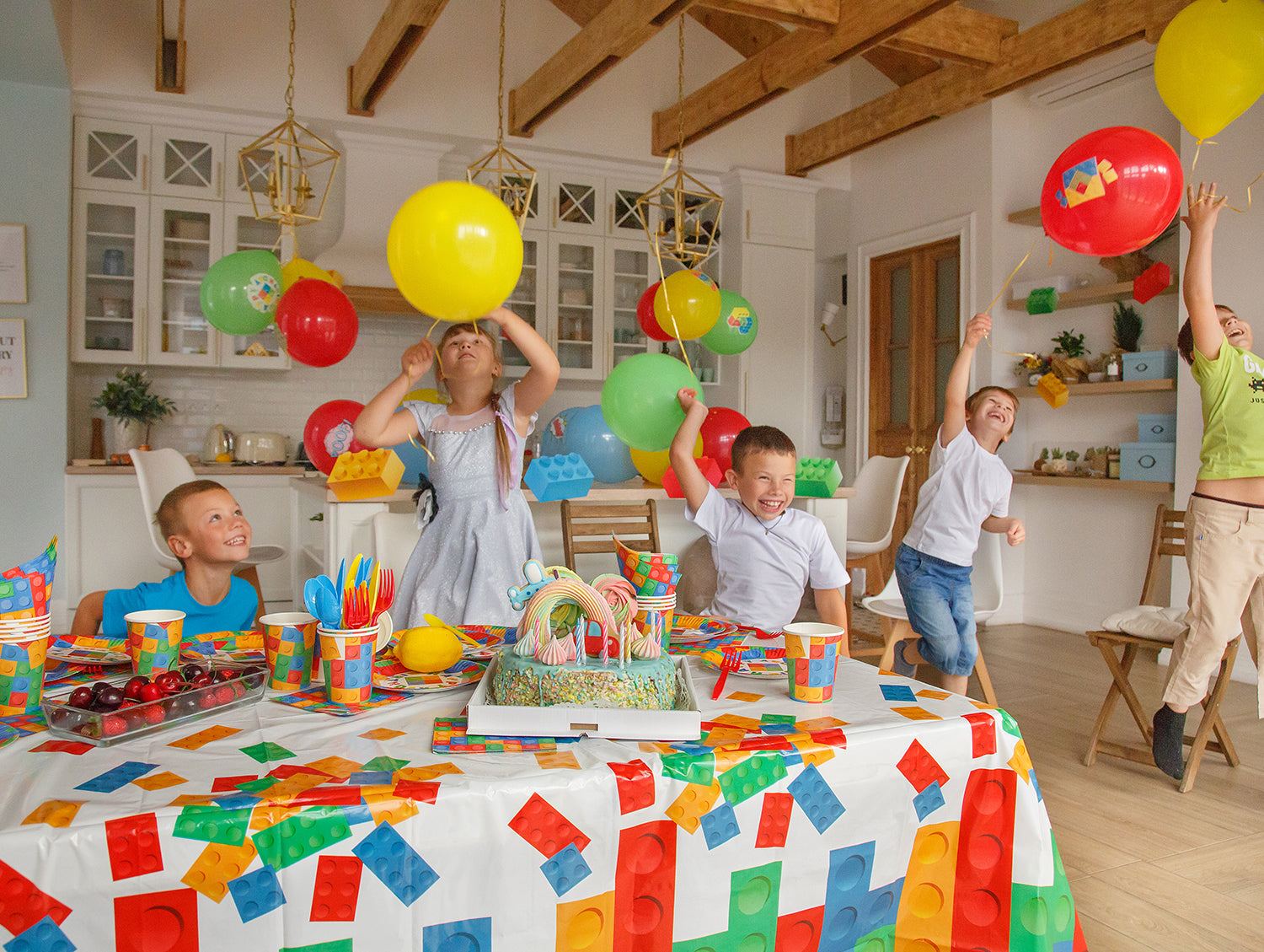 Lego Themed Party Decorations Lego Table Decorations Lego Friends